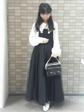 「アイテム（DVD）」を使った、こうめさん（レディース・155cm）の秋コーディネート