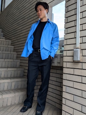 「BEAMS（ビームス）のBEAMS / ビット ローファー（ローファー）」を使った、tsuwatchさん（メンズ・175cm）の夏コーディネート
