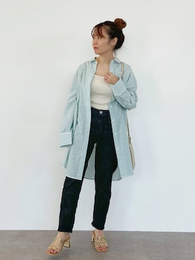 「アイテム（PC・スマホグッズ/家電）」を使った、スエツギさん（レディース・145cm）の春コーディネート
