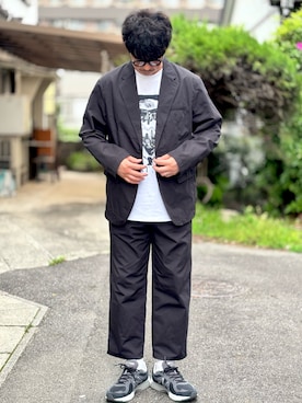 「COMME des GARCONS HOMME（コム デ ギャルソン・オム）のアイテム」を使った、kei*さん（メンズ・179cm）の春コーディネート