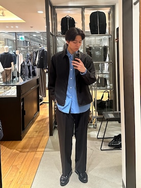「アイテム（ブルゾン）」を使った、あべゆーきさん（メンズ・175cm）の春コーディネート