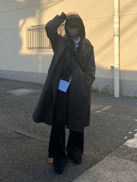 「アイテム（トレンチコート）」を使った、はると / プチプラ×差別化・一癖さん（メンズ・166cm・10代）の春コーディネート