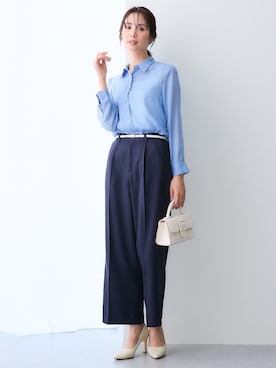 「アイテム（スーツセット）」を使った、nissen Ladies Modelsさん（レディース・167cm）の春コーディネート