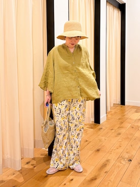 「URBAN RESEARCH DOORS（アーバンリサーチドアーズ）のアイテム（シャツ/ブラウス）」を使った、hara_styleさん（レディース・156cm）の春コーディネート