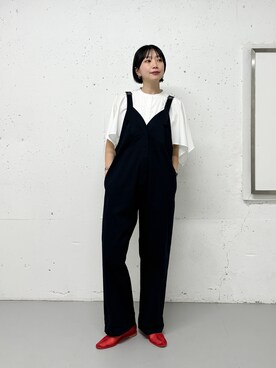 「KBF（ケイビーエフ）のアイテム（オールインワン・サロペット）」を使った、KBF OFFICIAL ACCOUNTさん（レディース・167cm）の春コーディネート