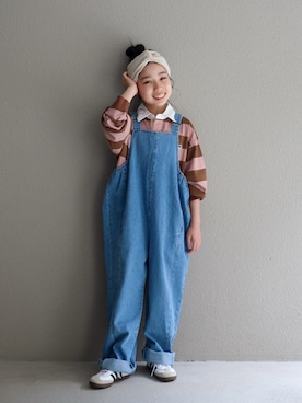 「アイテム（シューズ）」を使った、cononᐝさん（キッズ・126cm）の春コーディネート