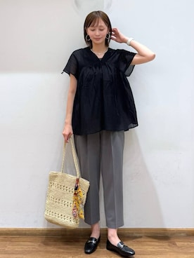 「普通_GLOBAL WORK」｜mahokurumaさん（レディース・172cm）の春コーディネート