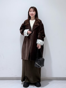 さやかさん（レディース・152cm）の冬コーディネート