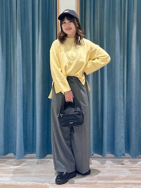 「LOWRYS FARM（ローリーズファーム）のアイテム（ブレスレット）」を使った、akariさん（レディース・161cm）の冬コーディネート