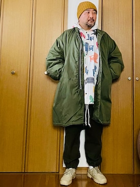 「アイテム（その他アウター）」を使った、Nyukifumi さん（メンズ・167cm・50代）の冬コーディネート