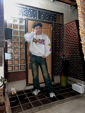「NIKE（ナイキ）のアイテム（ヘアバンド）」を使った、翼さん（メンズ・174cm）の冬コーディネート