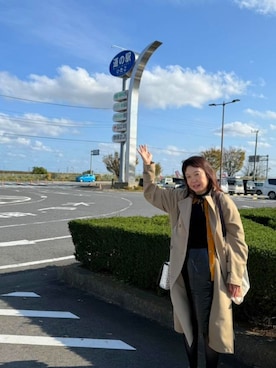 「アイテム（ジャケット/アウター）」を使った、（相互）さやかさん（レディース・150cm・40代）の秋コーディネート
