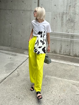 「coca（ANDEX shoes product）（コカ）のアイテム」を使った、IMOKOさん（レディース・170cm）の夏コーディネート