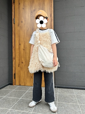 「アイテム（シューズ）」を使った、☻*nikoさん（キッズ・130cm）の春コーディネート