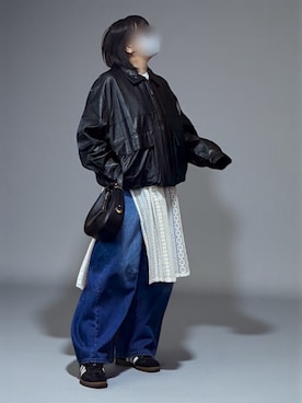「OZOC（オゾック）のアイテム」を使った、sc___dyさん（レディース・156cm）の冬コーディネート