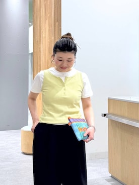 「クラッチバッグ」｜muuu805 さん（レディース・159cm）の春コーディネート
