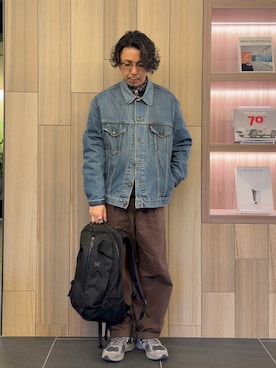 「アイテム（スウェットパンツ）」を使った、takutaku3838さん（メンズ・173cm・40代）の春コーディネート