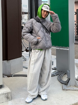 「アイテム（ダウンジャケット/コート）」を使った、reijiro さん（メンズ・165cm）の冬コーディネート