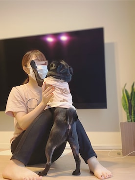 「アイテム（その他ペットグッズ）」を使った、る ち ゃ ん 𓃟 さん（レディース・148cm）の秋コーディネート