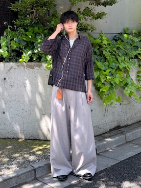 「アイテム（リング）」を使った、中村瑞輝(みずきち)さん（メンズ・176cm）の春コーディネート