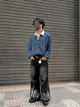 「GU（ジーユー）のアイテム（シューズ）」を使った、shunさん（メンズ・177cm・10代）の秋コーディネート