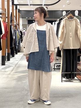「アイテム（タンクトップ）」を使った、ピーコ✌︎さん（レディース・150cm・40代）の春コーディネート