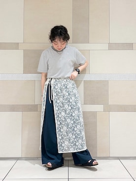 「DANTON（ダントン）のアイテム」を使った、**ai**さん（レディース・156cm）の春コーディネート