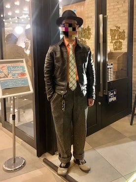 「アイテム（その他シューズ）」を使った、Kouichiさん（メンズ・168cm・50代）の冬コーディネート