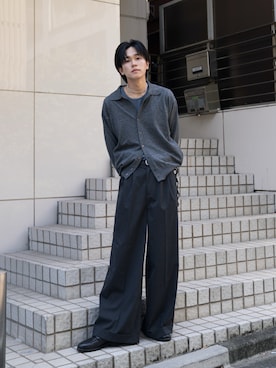 「CASPER JOHN（キャスパージョン）のアイテム」を使った、KAIさん（メンズ・183cm）の夏コーディネート