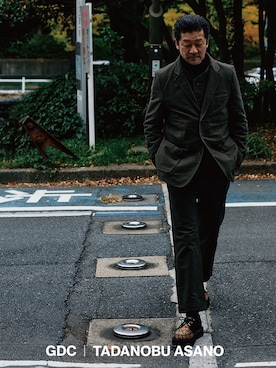 「GDC（ジーディーシー）のアイテム」を使った、TADANOBUASANO さん（メンズ・177cm）の冬コーディネート