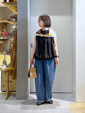 「アイテム（パンツ）」を使った、さちち さん（レディース・156cm・50代）の春コーディネート