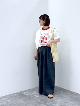 「アイテム（カーディガン/ボレロ）」を使った、さちち さん（レディース・156cm・50代）の春コーディネート