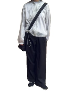 「アイテム（ブルゾン、グレー系）」を使った、yuiさん（レディース・161cm）の春コーディネート