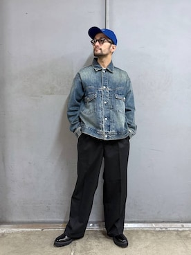 「アイテム（デニムジャケット）」を使った、boy.さん（メンズ・170cm・30代）の冬コーディネート
