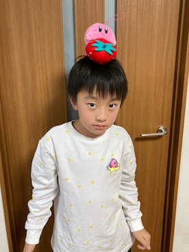 「アイテム（ルームウェア）」を使った、ゆっけさん（キッズ・133cm）の秋コーディネート