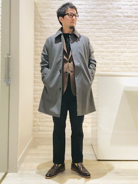 「ABAHOUSE GRAY（アバハウスグレイ）のアイテム（テーラードジャケット）」を使った、片山さん（メンズ・165cm・40代）の秋コーディネート
