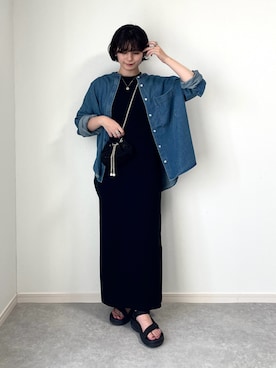 「アイテム（アクセサリー）」を使った、ゆ ず も も .さん（レディース・160cm）の秋コーディネート
