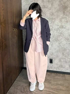 「アイテム（スーツセット）」を使った、n0&uCh1さん（レディース・155cm）の冬コーディネート