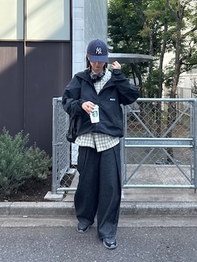 「CIAOPANIC TYPY（チャオパニックティピー）のアイテム（マウンテンパーカー）」を使った、yumiさん（レディース・165cm）の春コーディネート