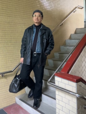 「アイテム（その他アウター）」を使った、ORTHさん（メンズ・170cm）の冬コーディネート