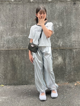 「アイテム（バレッタ/ヘアクリップ）」を使った、 Rey さん（キッズ・141cm）の夏コーディネート