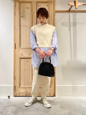 「chambre de charme（シャンブルドゥシャーム）のアイテム」を使った、Malle chambre de charmeさん（レディース・160cm）の夏コーディネート