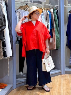「アイテム（パンツ）」を使った、tosa0101さん（レディース・152cm・50代）の春コーディネート