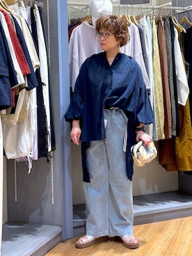 「アイテム（チュニック）」を使った、tosa0101さん（レディース・152cm・50代）の春コーディネート