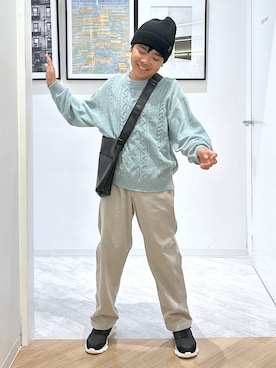 「アイテム（バッグ）」を使った、gwtoiさん（キッズ・144cm・40代）の冬コーディネート
