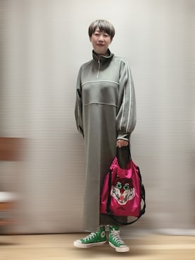 「アイテム（雑誌）」を使った、未央  ‪ ‪ さん（レディース・169cm）の春コーディネート