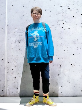 「FRAPBOIS（フラボア）のアイテム（バッグ）」を使った、未央  ‪ ‪ さん（レディース・169cm）の冬コーディネート