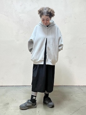 「アイテム（ソックス/靴下）」を使った、未央  ‪ ‪ さん（レディース・170cm）の春コーディネート