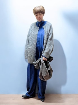 「アイテム（オールインワン・サロペット）」を使った、未央  ‪ ‪ さん（レディース・169cm）の秋コーディネート