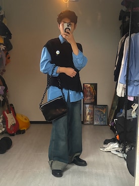 「アイテム（ネクタイ）」を使った、しゅーたさん（メンズ・167cm・10代）の春コーディネート